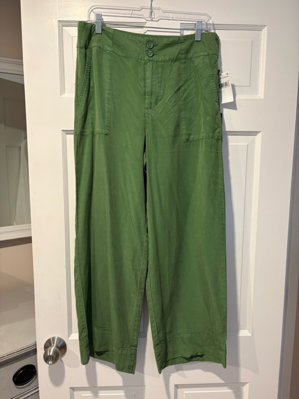 Kut from the Kloth Wide-Leg Lyocell Pants in Green - Picture 3 of 3